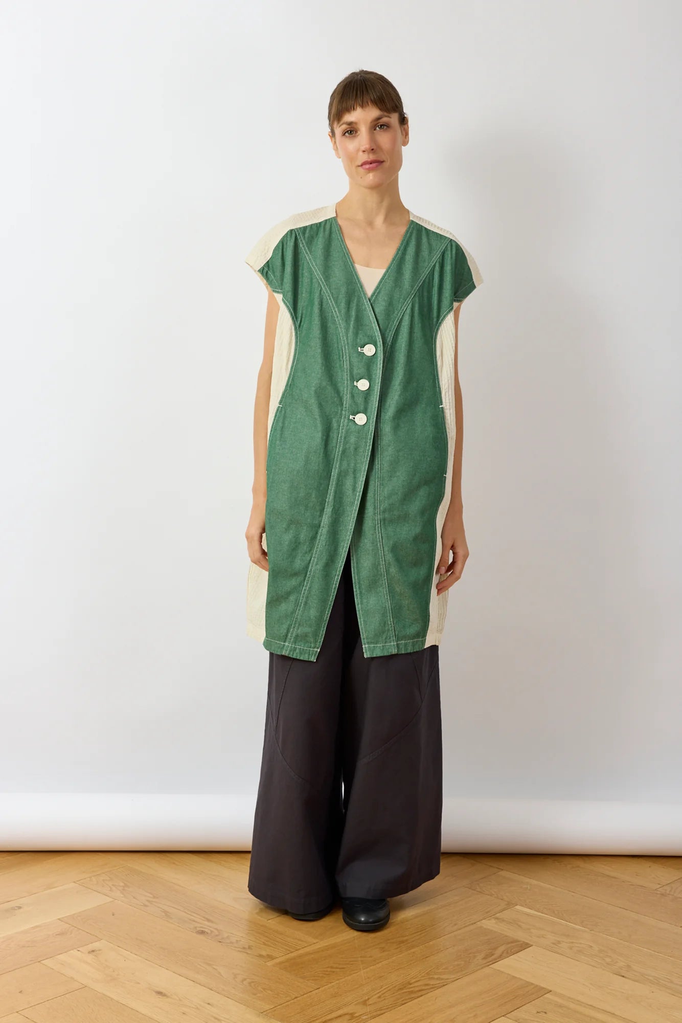 Curved Seam Waistcoat