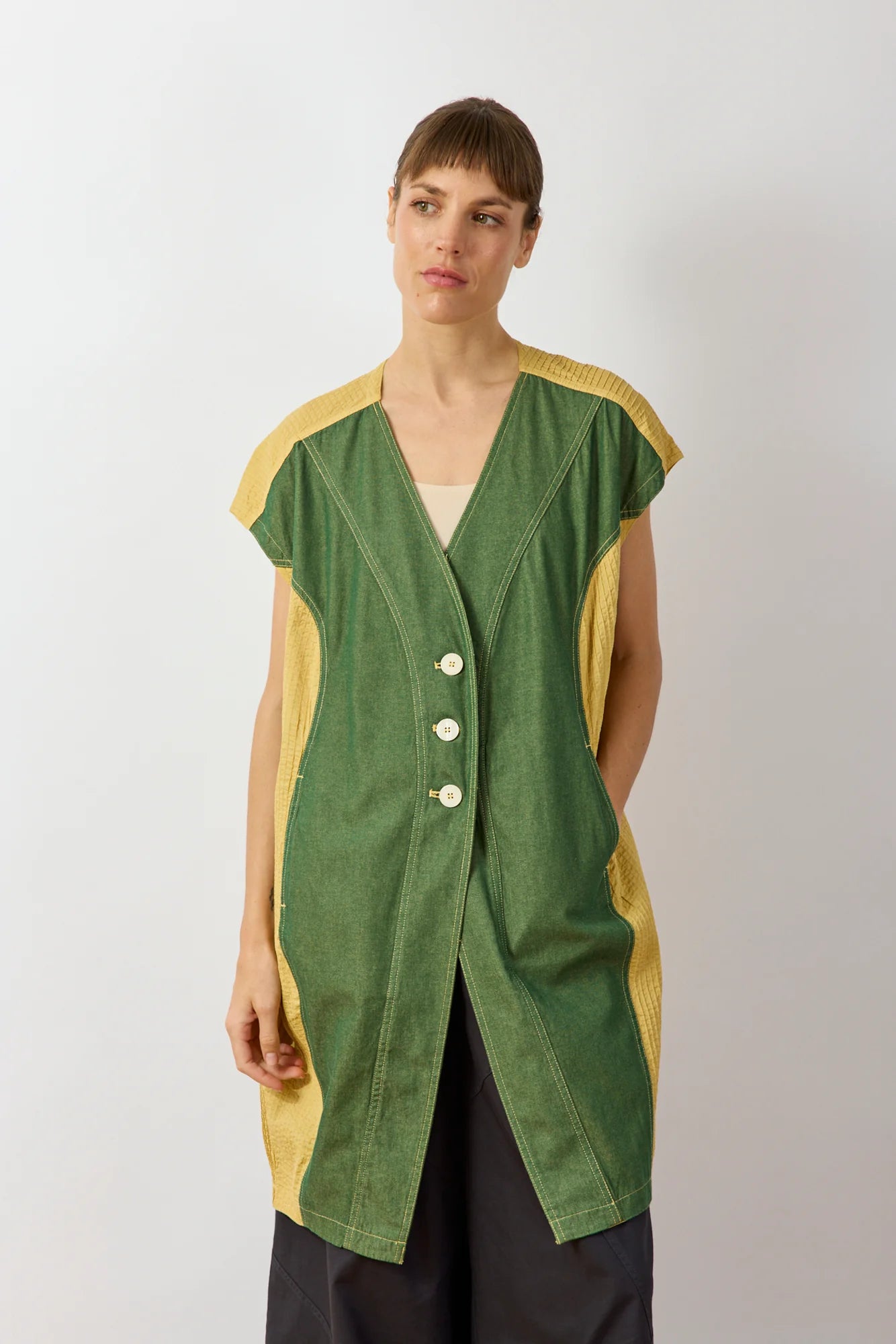 Curved Seam Waistcoat